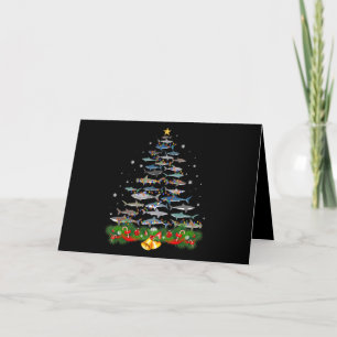 Hai-Weihnachtsbaum-Geschenke für Hai-Liebhaber Feiertagskarte