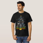 Hai Weihnachtsbaum Hai Liebhaber Geschenke Männer T-Shirt (Vorne ganz)