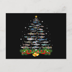 Hai Weihnachtsbaum Hai Liebhaber Geschenke Postkarte