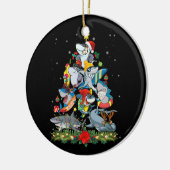 Hai Weihnachtsbaum Ornament Hai Liebhaber (Links)