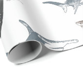 Hai-Wrapping-Papier Geschenkpapier (Rolleneckpunkt)