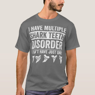 Hai Zähne Sammler Funny Fossil Tooth HunterT-S T-Shirt