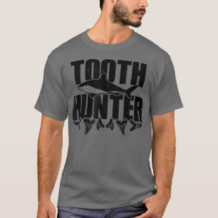 Hai Zähne Zelt Jagd Hai Zähne T-Shirt