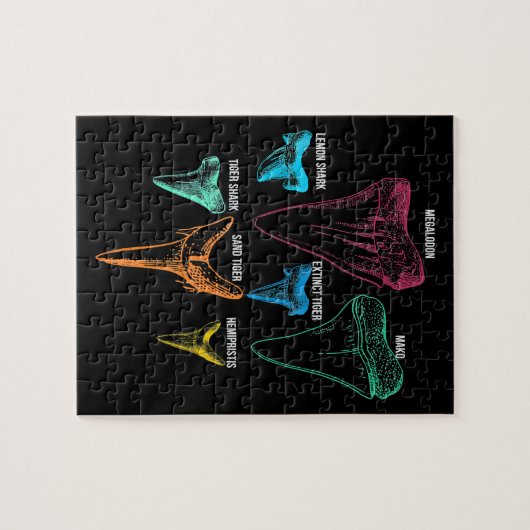 Hai-Zahnfleisch-Jagd - Krabbelschnaps Puzzle (Horizontal)