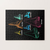 Hai-Zahnfleisch-Jagd - Krabbelschnaps Puzzle (Horizontal)
