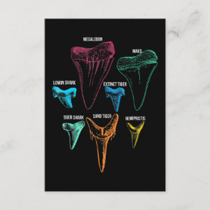 Hai-Zahnradjagd - Crazy Shark Gifts Begleitkarte