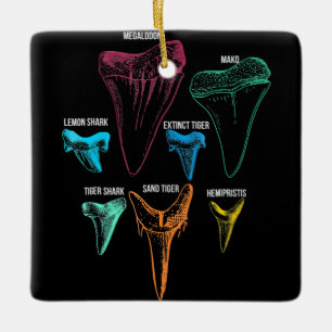 Hai-Zahnradjagd - Crazy Shark Gifts Keramikornament