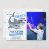 Hai zum Geburtstag Foto Einladung (Vorderseite)