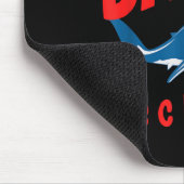 Hai zurück zum Lehrer Vintag Mousepad (Ecke)
