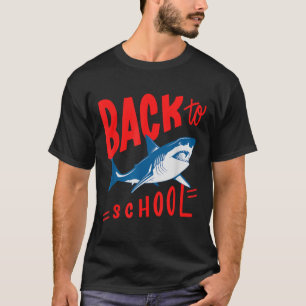 Hai zurück zum Lehrer Vintag T-Shirt