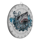 Haiangriff Dartscheibe (Vorderseite Links)