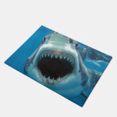 Haiangriff Fußmatte (Schrägansicht)