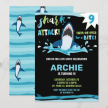 Haiangriff Geburtstagsparty Shark Boys Pool Party