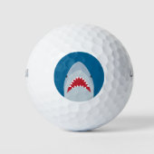 Haiangriff Golf Balls Golfball (Vorderseite)