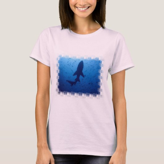 Haiangriff Ladys Long Sleeve T - Shirt (Vorderseite)
