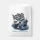 Haiangriff Monster Truck Birthday Bash Geschenktütchen (Vorderseite)