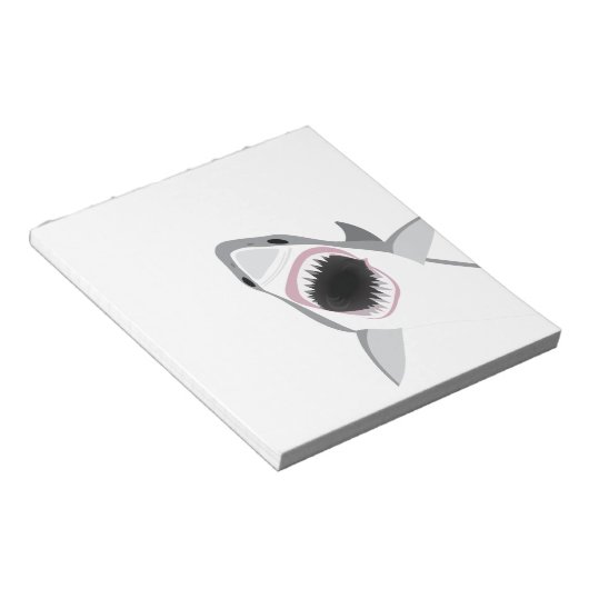 Haiangriff Notizblock (angewinkelt)