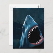 Haiangriff Postkarte (Vorne/Hinten)