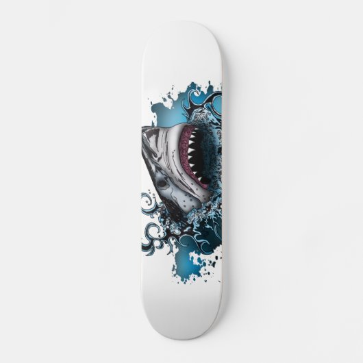 Haiangriff Skateboard (Vorderseite)