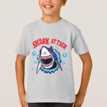 Haiangriff T - Shirt Hai beißen Shirt