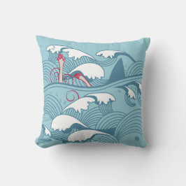 'Haiangriff' Throw-Kissen Kissen