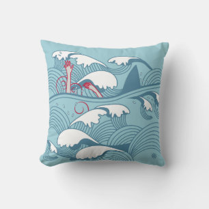 'Haiangriff' Throw-Kissen Kissen