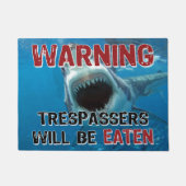 Haiangriff - Übergriffe werden gegessen Fußmatte (Vorderseite)