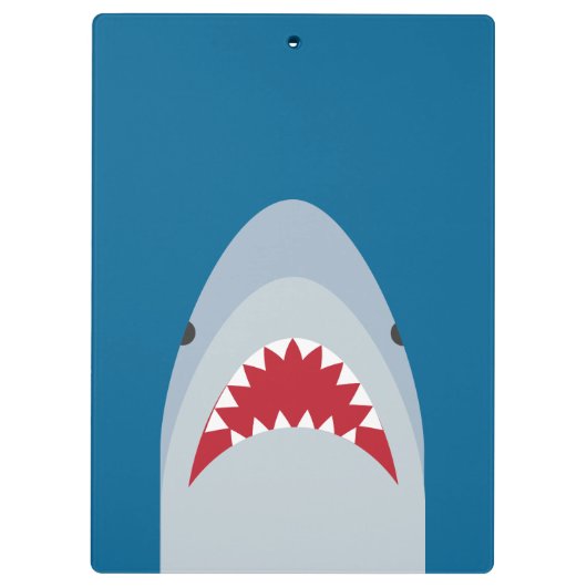 Haiangriff-Zwischenablage Klemmbrett (Rückseite)