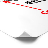 Haiangriffspopster Poster (Ecke)