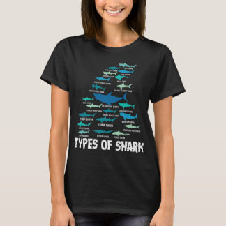Haiarten Megalodon Weißer Nursehai T-Shirt