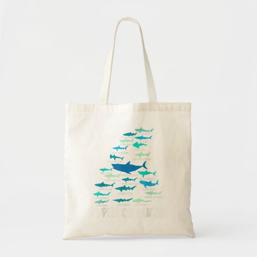 Haiarten Megalodon Weißer Nursehai Tragetasche (Vorne)