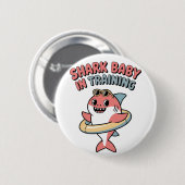 Haibaby in der Ausbildung | Kinder Button (Vorne & Hinten)