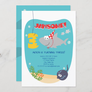 Haibeiß Dritte Geburtstagseinladung Einladung