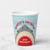 Haibeiß jedes Alters Geburtstagspartei Pappbecher (Rückseite)