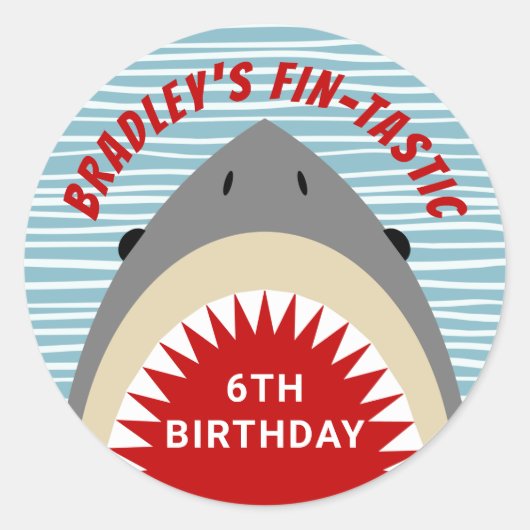 Haibeiß jedes Alters Geburtstagspartei Runder Aufkleber (Vorderseite)