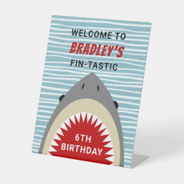 Haibeiß jedes Alters Geburtstagsparty Willkommen Sockelschild