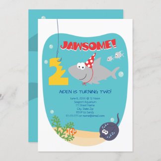 Haibeiß Zweite Geburtstagseinladung Einladung