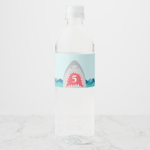 Haibiss-Geburtstagsfeier Wasserflaschenetikett