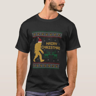 HaiChristmas Bigfoot Ugly Christmas Sweater Sas T-Shirt