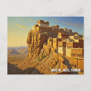 Haid al Jazil Yemen Travel Postkarte