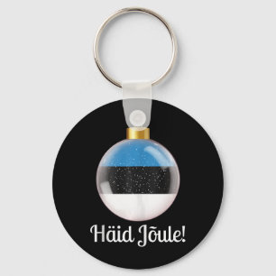 Haid Joule Merry Christmas Estonian Häid Jõule Schlüsselanhänger