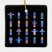 Haida Animals Indianerstolz Keramikornament (Vorderseite)