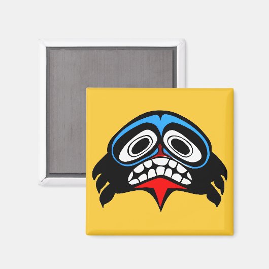 Haida Art Magnet (Vorderseite/Rückseite)