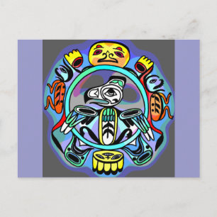 Haida Art Postkarte