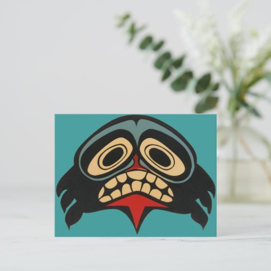 Haida Art Postkarte (Stehend Vorderseite)