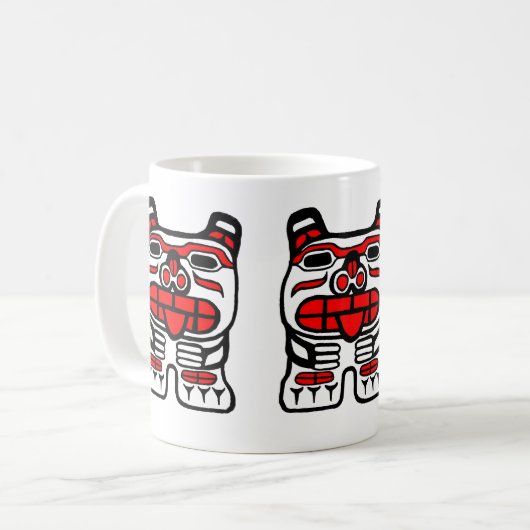 Haida Bear Kaffeetasse (Vorderseite Links)