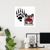 Haida Bear und Claw Poster (Heimbüro)