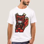HAIDA-BIBER T-Shirt (Vorderseite)
