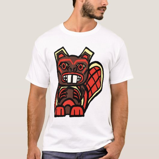 HAIDA-BIBER T-Shirt (Vorderseite)