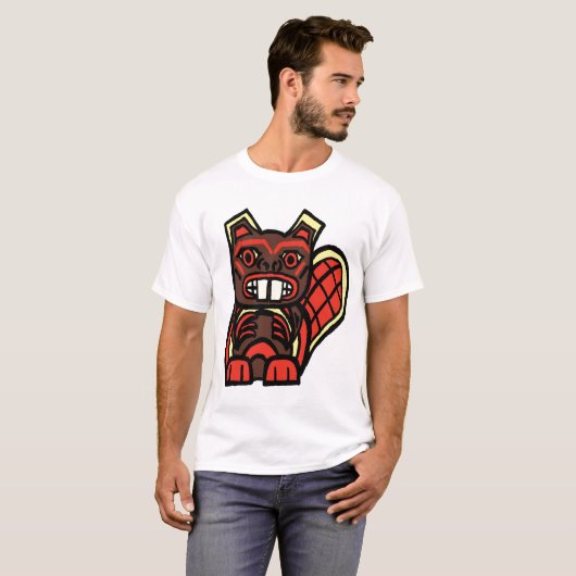HAIDA-BIBER T-Shirt (Vorne ganz)